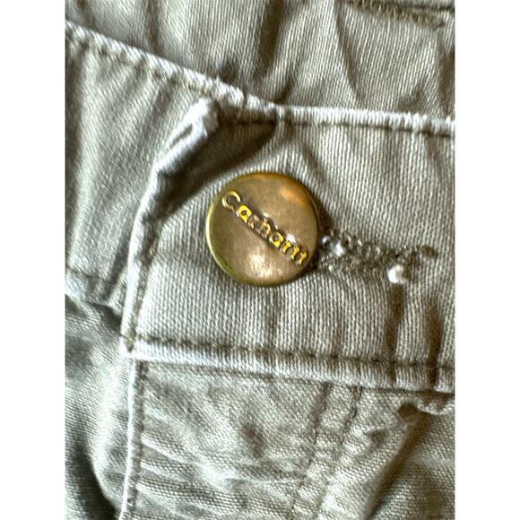 Carhartt Pants Men 38x30 Beige Carpenter Dungaree Fit Loose Y2K Workwear B151 * - Picture 2 of 7